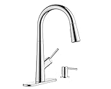 hansgrohe Lacuna Chrome High Arc Kitchen Faucet, Kitchen Faucets with Pull Down Sprayer, Faucet for Kitchen Sink, Chrome 04749005