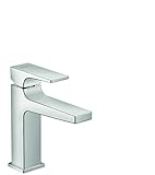 hansgrohe Metropol Modern Low Flow Water Saving 1-Handle 1 7-inch Tall Bathroom Sink Faucet in Chrome, 32510001