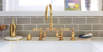 Brushed Brass Faucet
